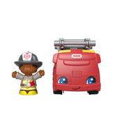 FISHER PRICE LITTLE PEOPLE VEHICUL MASINA DE POMPIERI 10CM